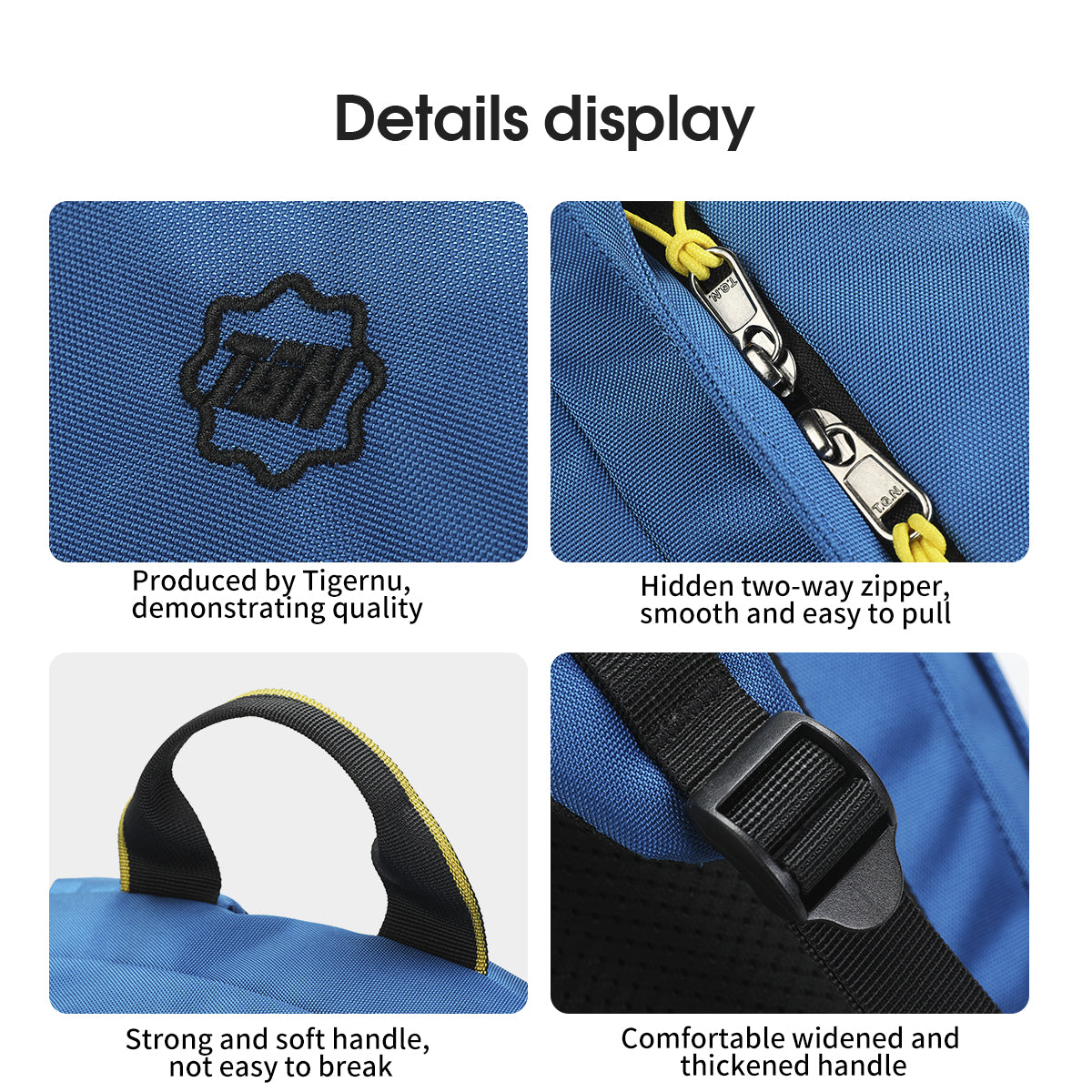 Tigernu T-B9280 15.6 inch Laptop Outdoor Commute Travel Backpack Bag