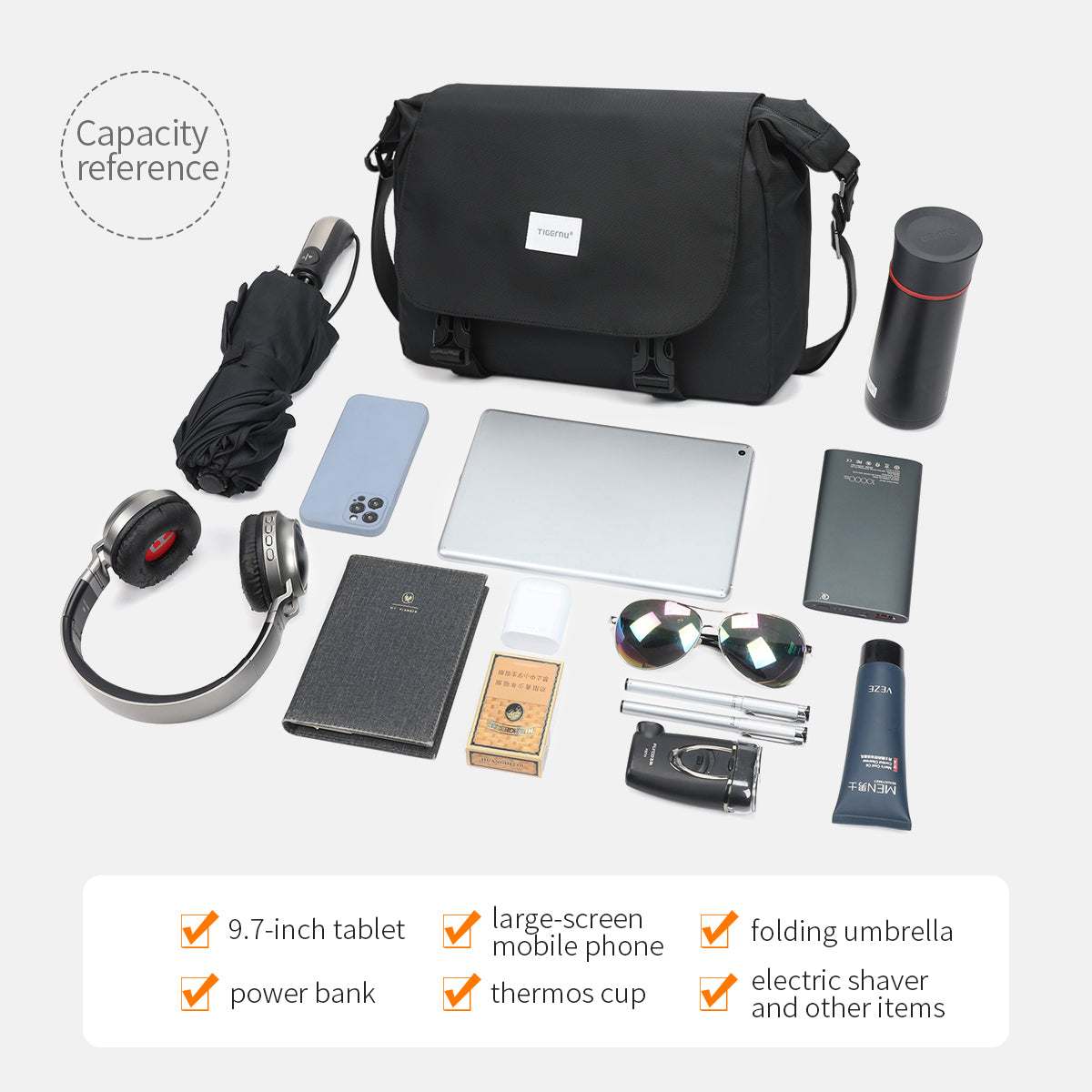 Tigernu T-S8603C Travel Sling Shoulder Bag