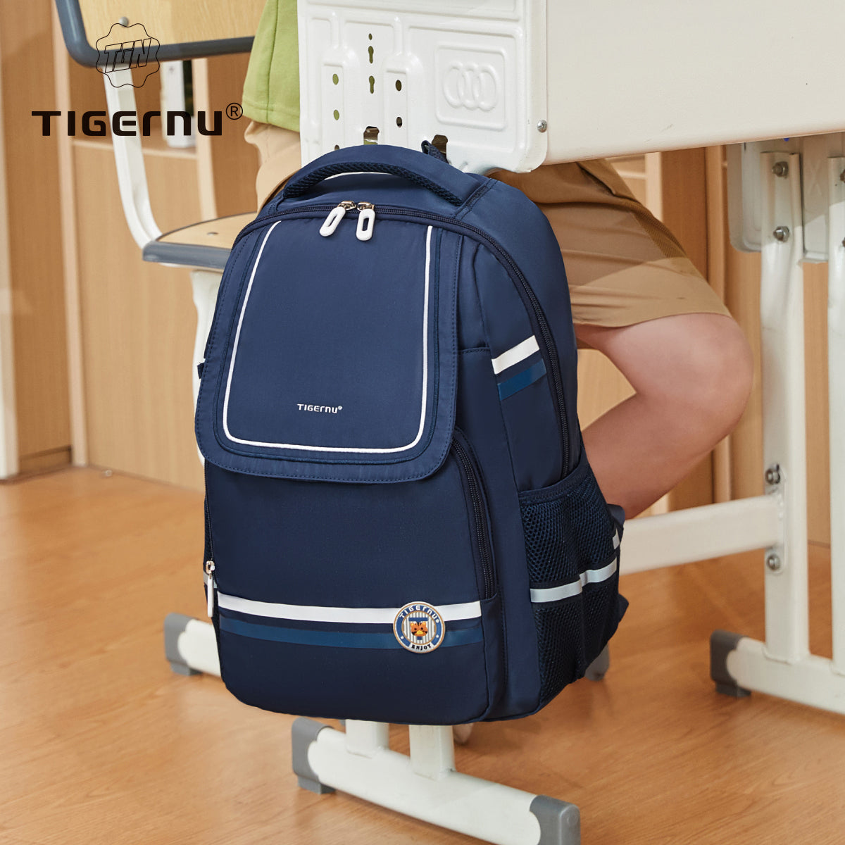 Tigernu T-B9037 Ergonomic Campus School Backpack Bag with FREE Pencil Case