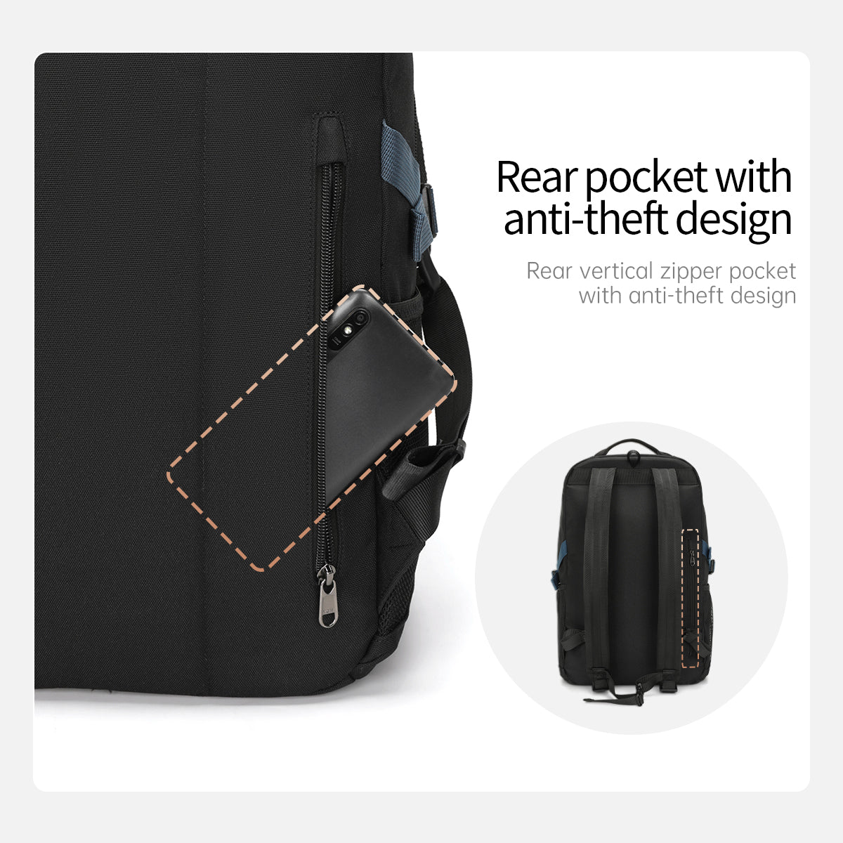 Tigernu T-B9021 17 inch Laptop Anti Theft Travel Office Backpack Bag