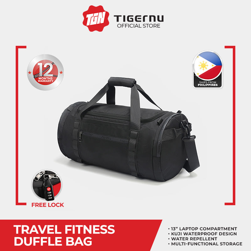Tigernu T-N1051 Travel Fitness Duffle Bag 23L with FREE Lock