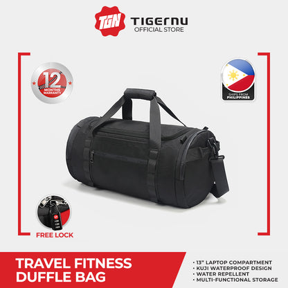 Tigernu T-N1051 Travel Fitness Duffle Bag 23L with FREE Lock