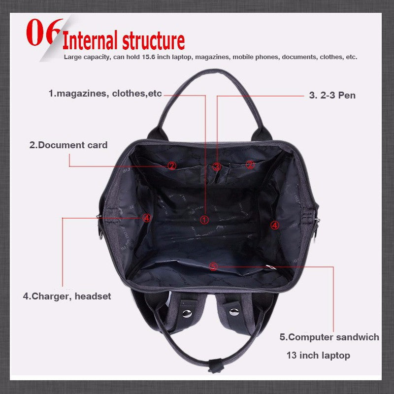 Tigernu T-B3184 14 inch Laptop Women Travel Backpack Bag with FREE Lock