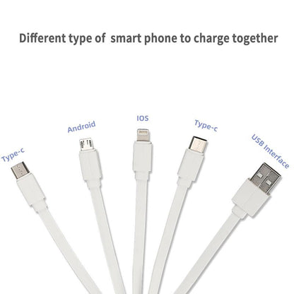 Tigernu T-C008 3in1 Lightning Type C Micro USB Charging Cable