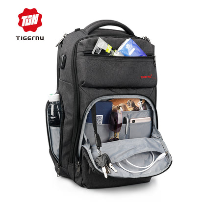 Tigernu T-B3242 Anti Theft 15.6 inch Laptop Office School Backpack Bag with FREE Lock