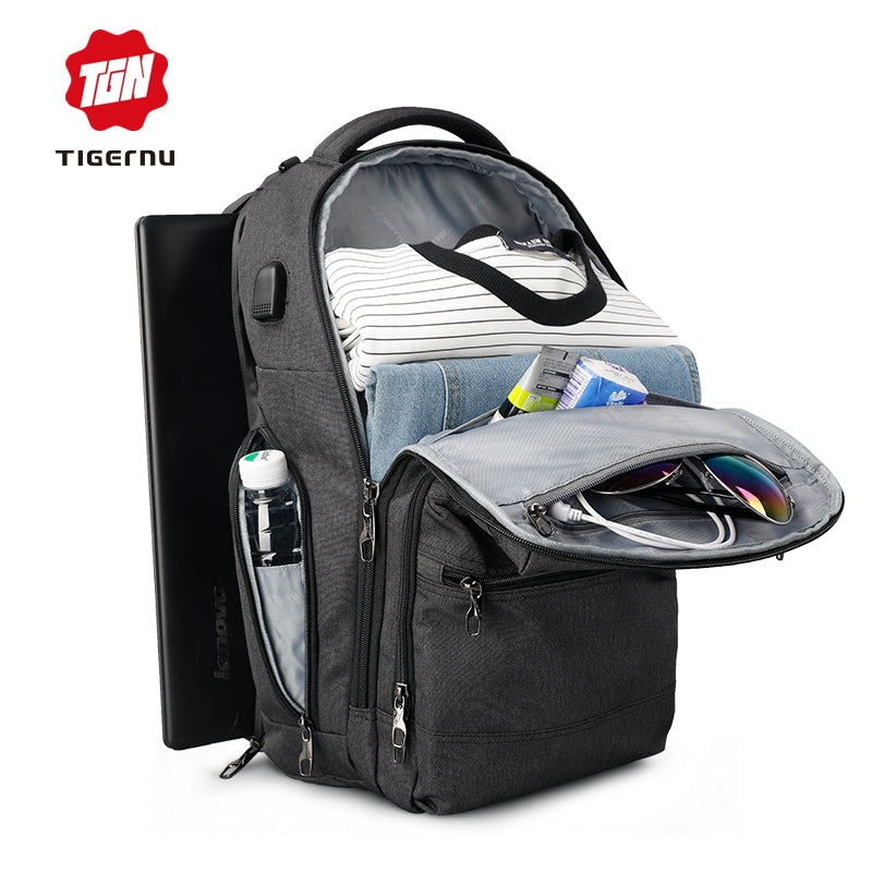Tigernu T-B3242 Anti Theft 15.6 inch Laptop Office School Backpack Bag with FREE Lock