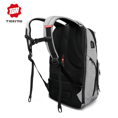 Tigernu T-B3242 Anti Theft 15.6 inch Laptop Office School Backpack Bag with FREE Lock
