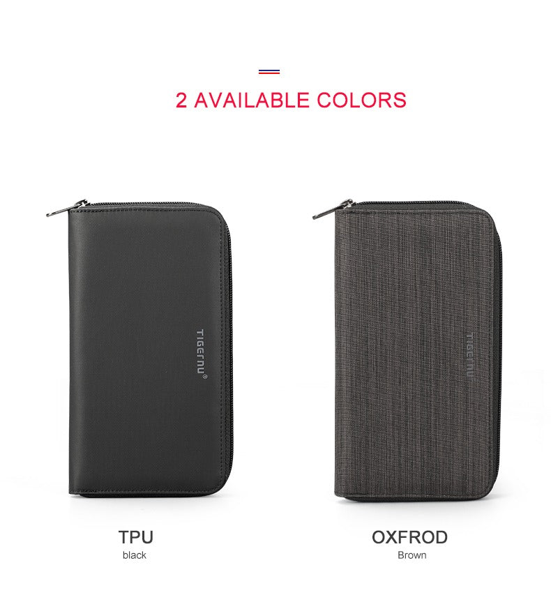 Tigernu T-S8081 Zipper Type Oxford Wallet